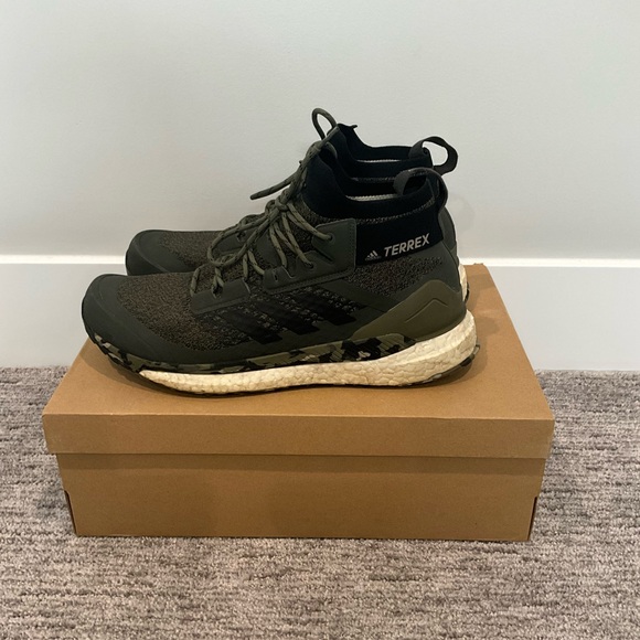 Size 12 - adidas Terrex Free Hiker Raw Khaki - Picture 2 of 6
